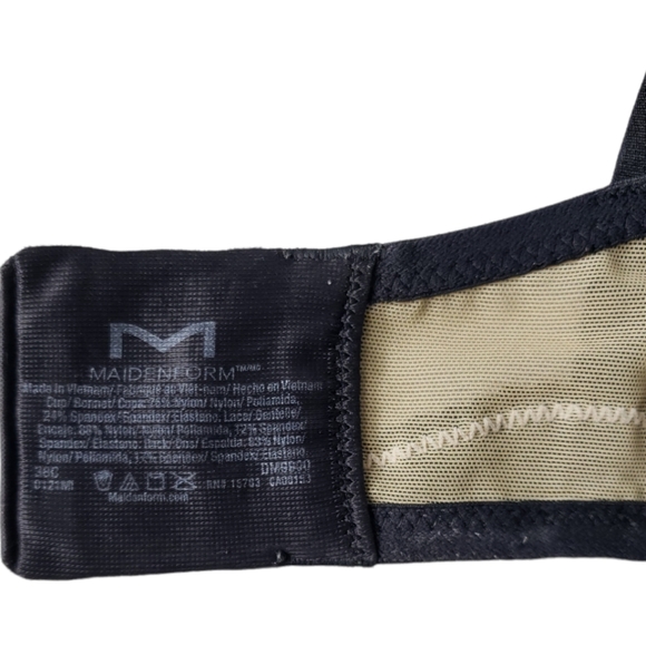 Maidenform Mesh Lace Padded Underwire Bra 38C - Picture 7 of 9